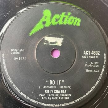 Billy Sha-Rae-Do it-UK Action vg+