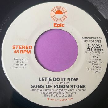 Sons of Robin Stone-Let's do it now-Epic E+