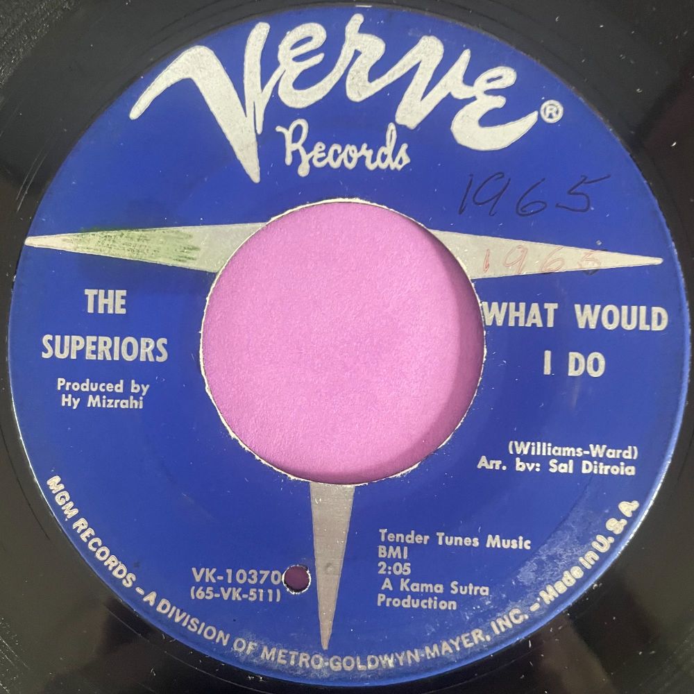 Superiors-What would I do-Verve  wol vg+