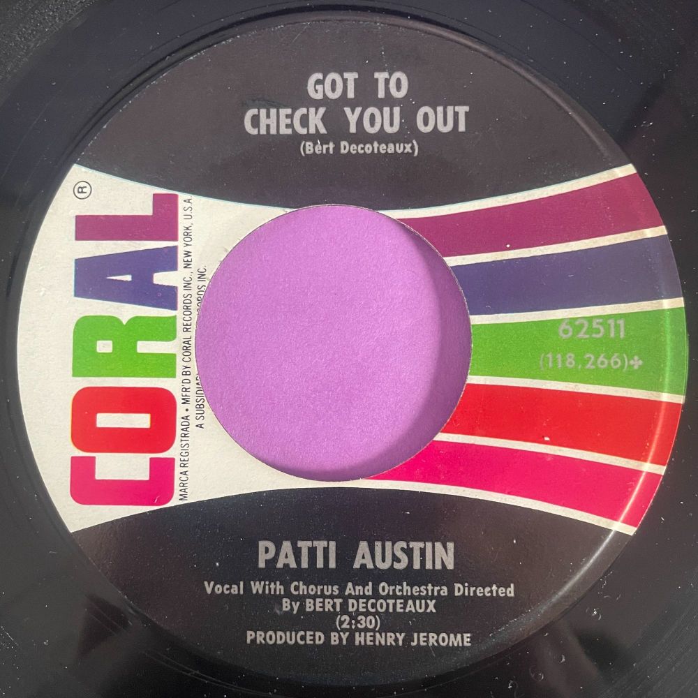 Patti Austin-Got to check you out-Coral E+