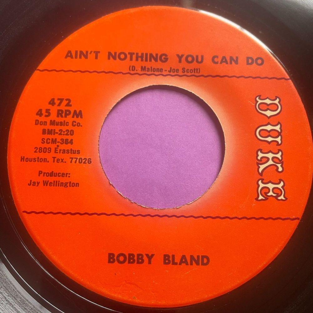 Bobby Bland-Ain't nothing you can do-Duke E+