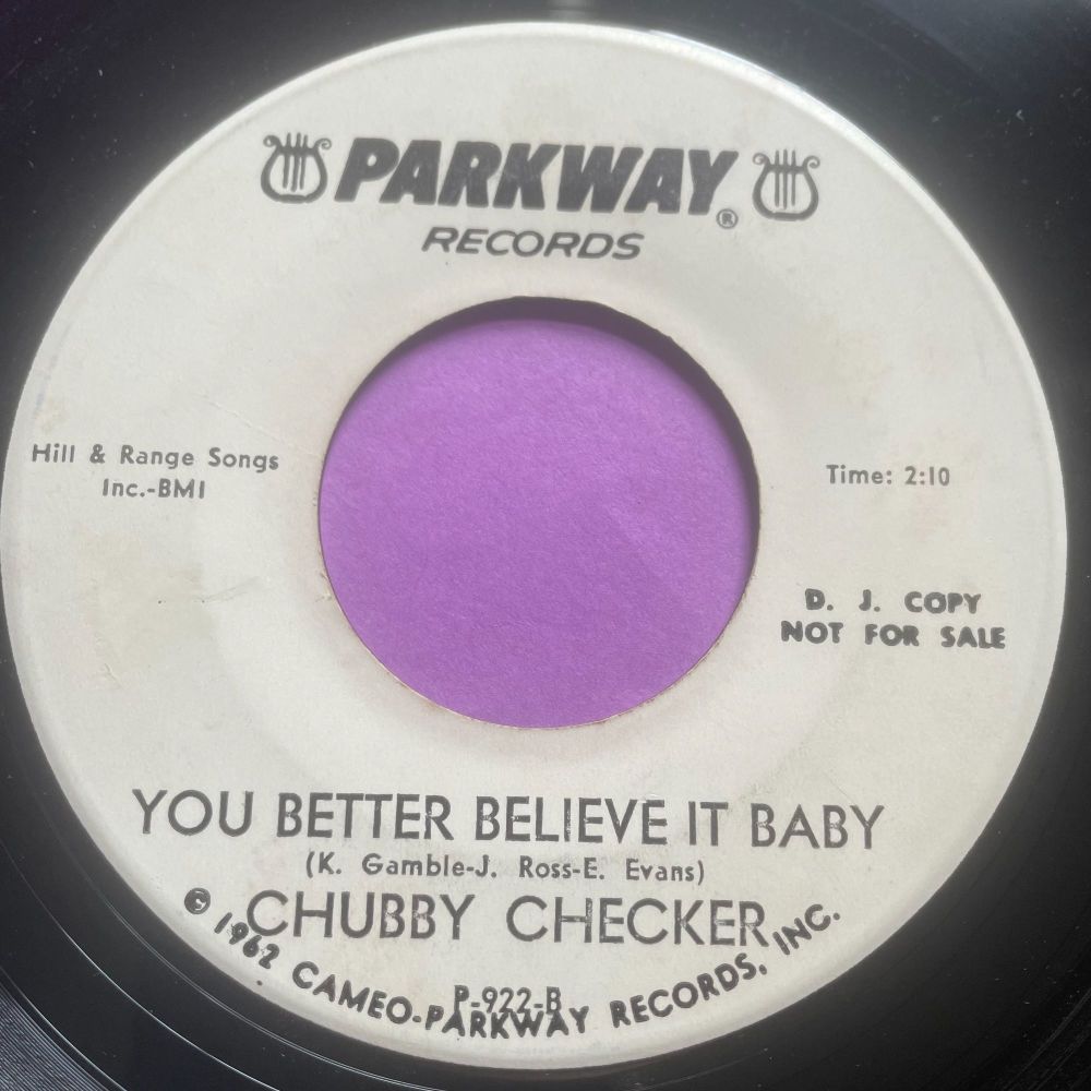 Chubby Checker-You better believe it baby-Parkway WD E+