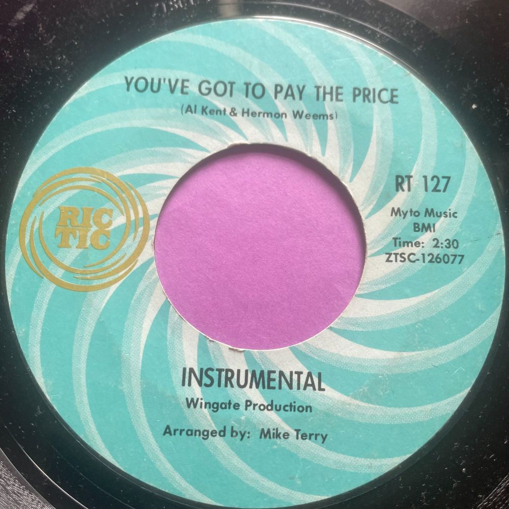 Al Kent-You've got to pay the price-Ric-Tic E