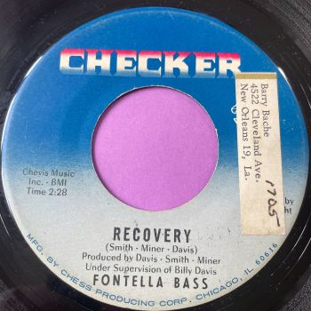 Fontella Bass-Recovery-Checker stkr vg+