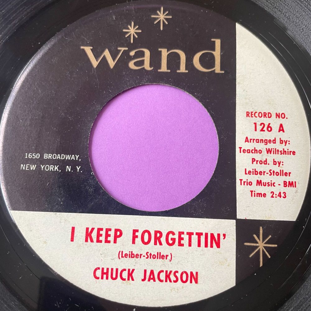 Chuck Jackson-I keep forgettin'-Wand E+