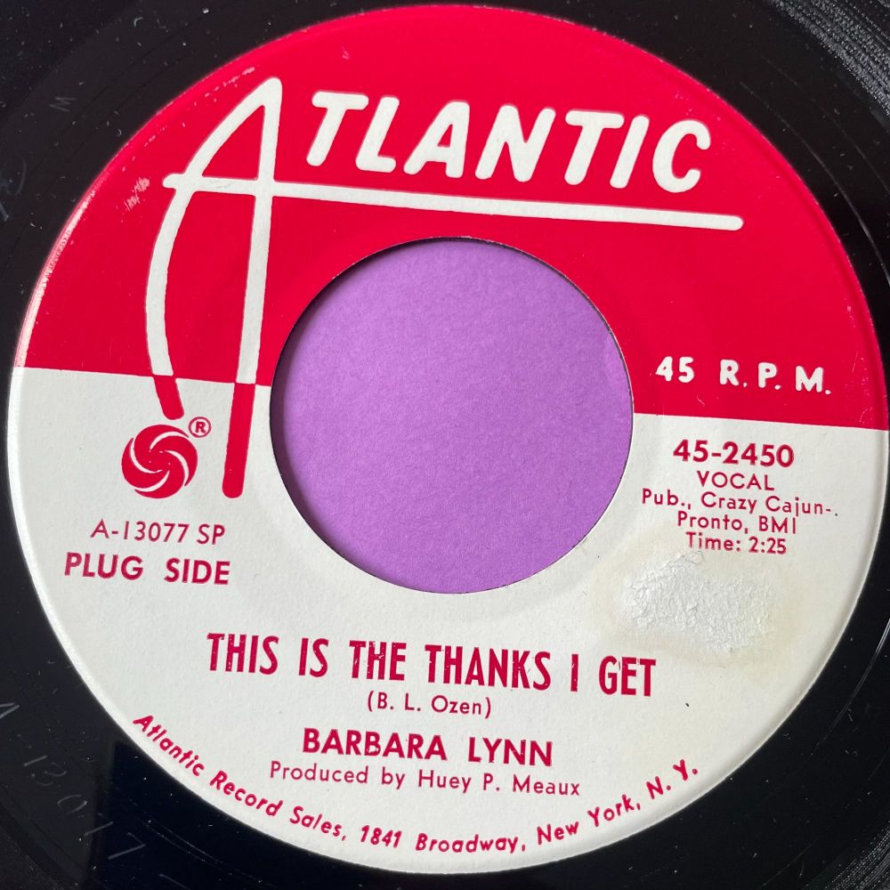 Barbara Lynn-This is the thanks I get-Atlantic WD M-