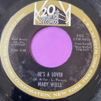 Mary Wells-He's a lover-20th Century E+