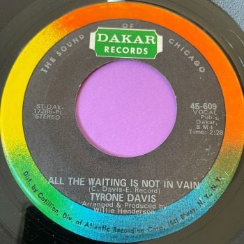 Tyrone Davis-All the waiting is not in vain-Dakar E