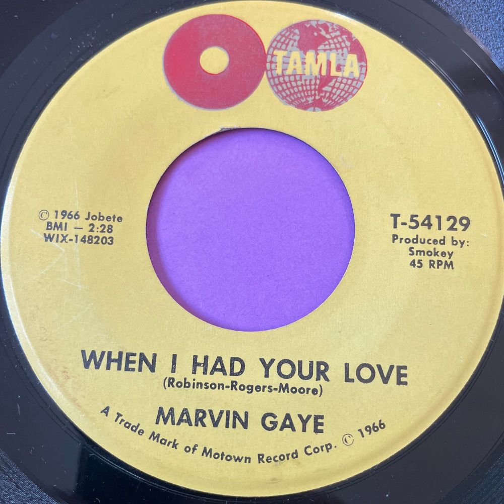 Marvin Gaye-When I had your love-Tamla E+