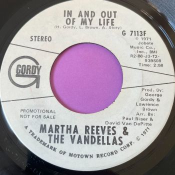 Martha Reeves-In and out of my life-Gordy WD E+
