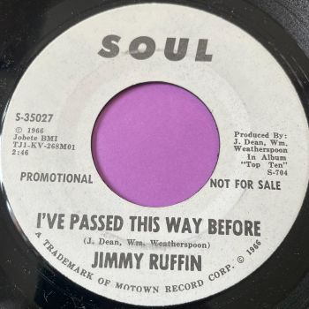 Jimmy Ruffin-I've passed this way before-Soul WD E+