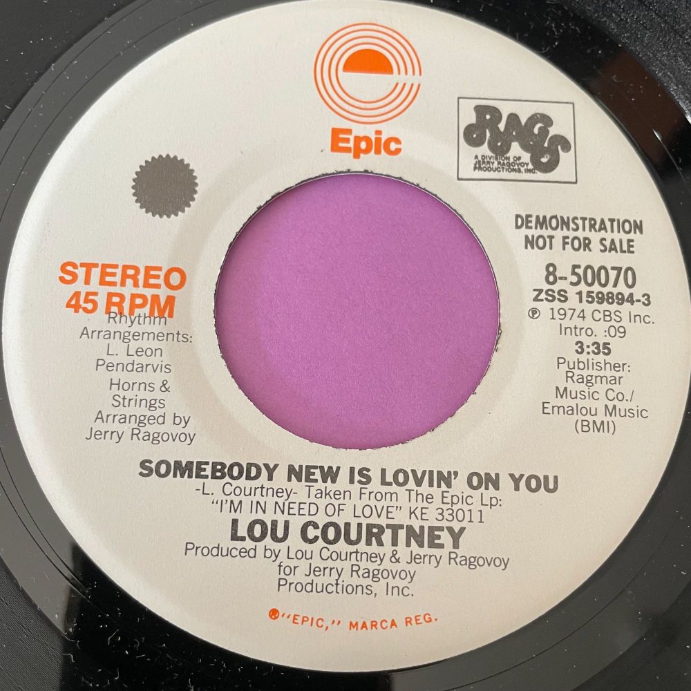 ou Courtney-Somebody new is lovin' on you-Epic WD E+