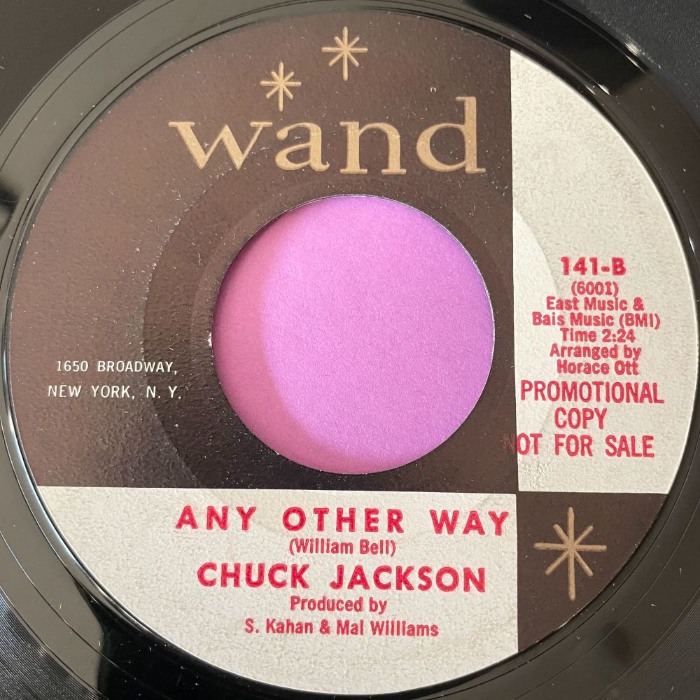 Chuck Jackson-Any other way-Wand E