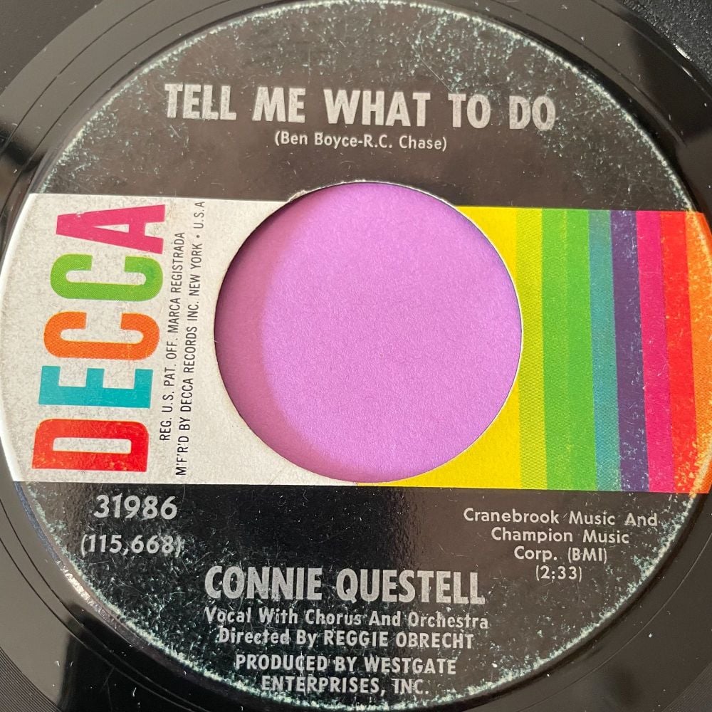 Connie Questell-Tell me what to do-Decca vg+