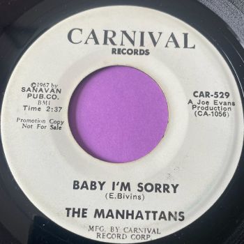 Manhattans-Baby I'm sorry-Carnival WD E+