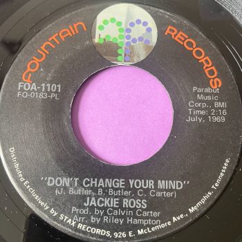 Jackie Ross-Don't change your mind-Fountain E+