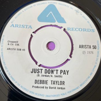 Debbie Taylor-Just don't play-UK Arista E