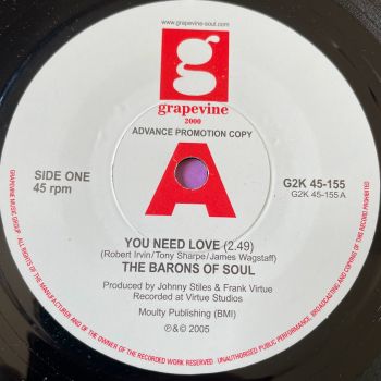 Barons of Soul-You need love-Grapevine Demo M-
