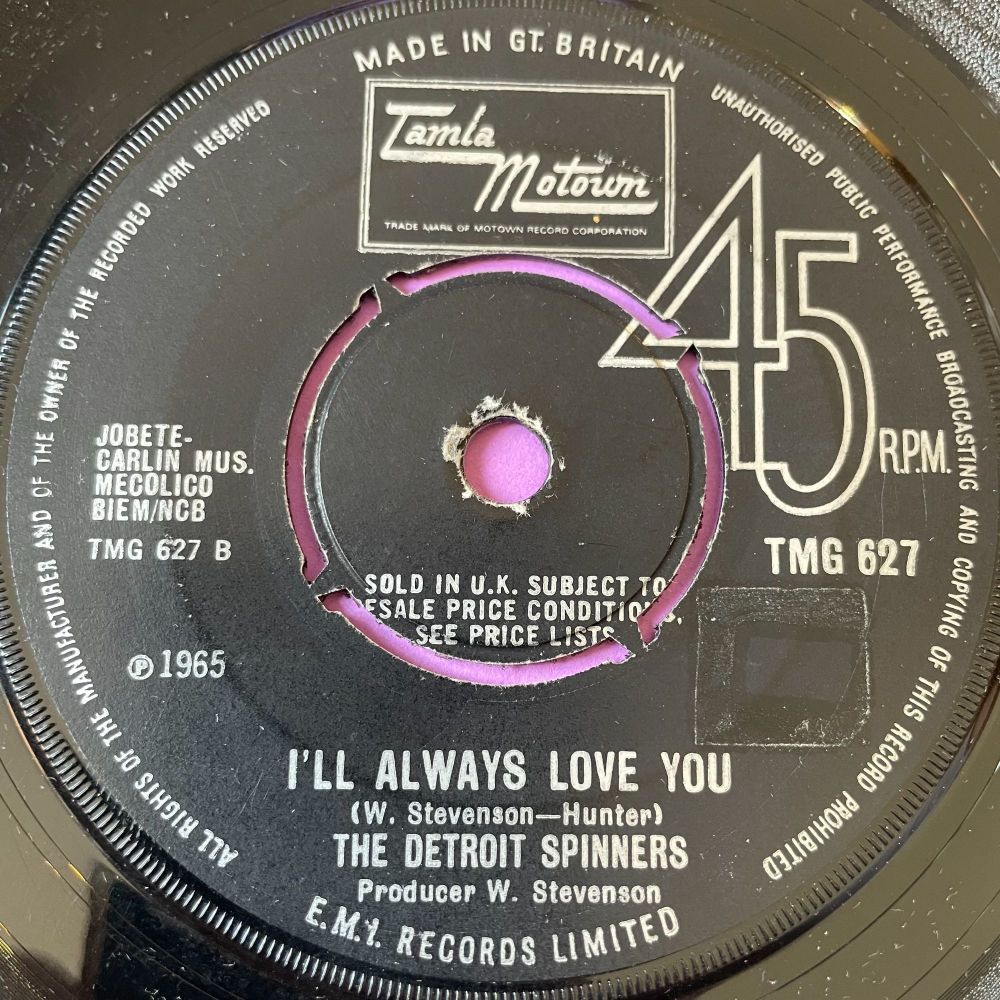 Detroit Spinners-I'll always love you-TMG 627 E