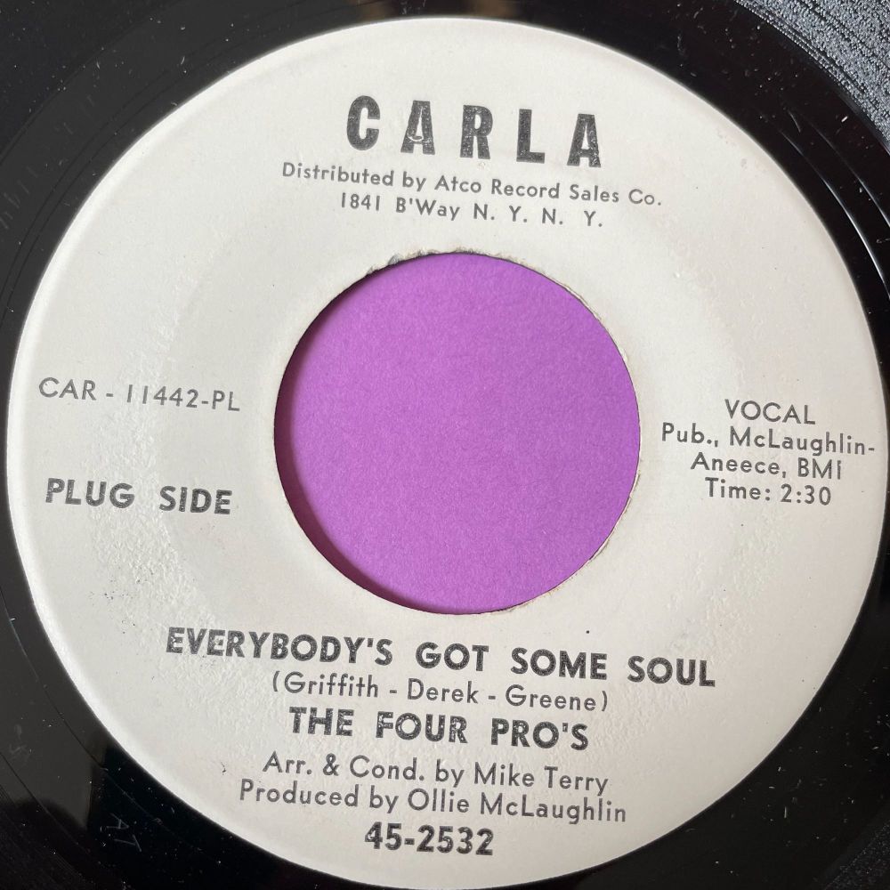 Four Pro's-Everybody's got some soul/You can't keep a good man down-Carla W