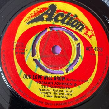 Norman Johnson & Showmen-Our love will grow/You're everything-UK Atlantic wol E+
