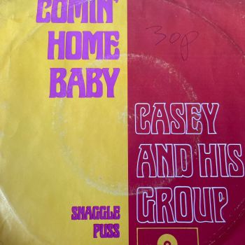 Casey and his group-Comin' home baby-UK Polydor E+