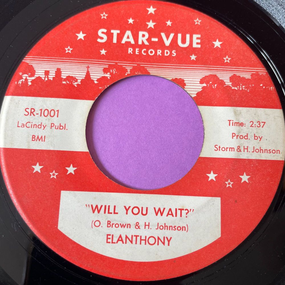 El Anthony-Will you wait?-Star-Vue E