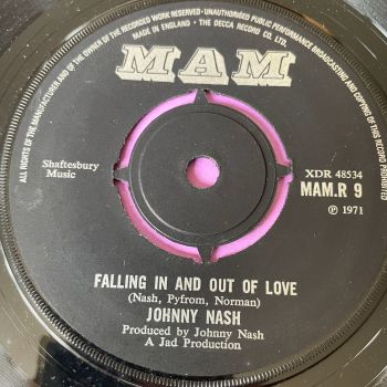 Johnny Nash-Falling in and out of love-UK MAM E+