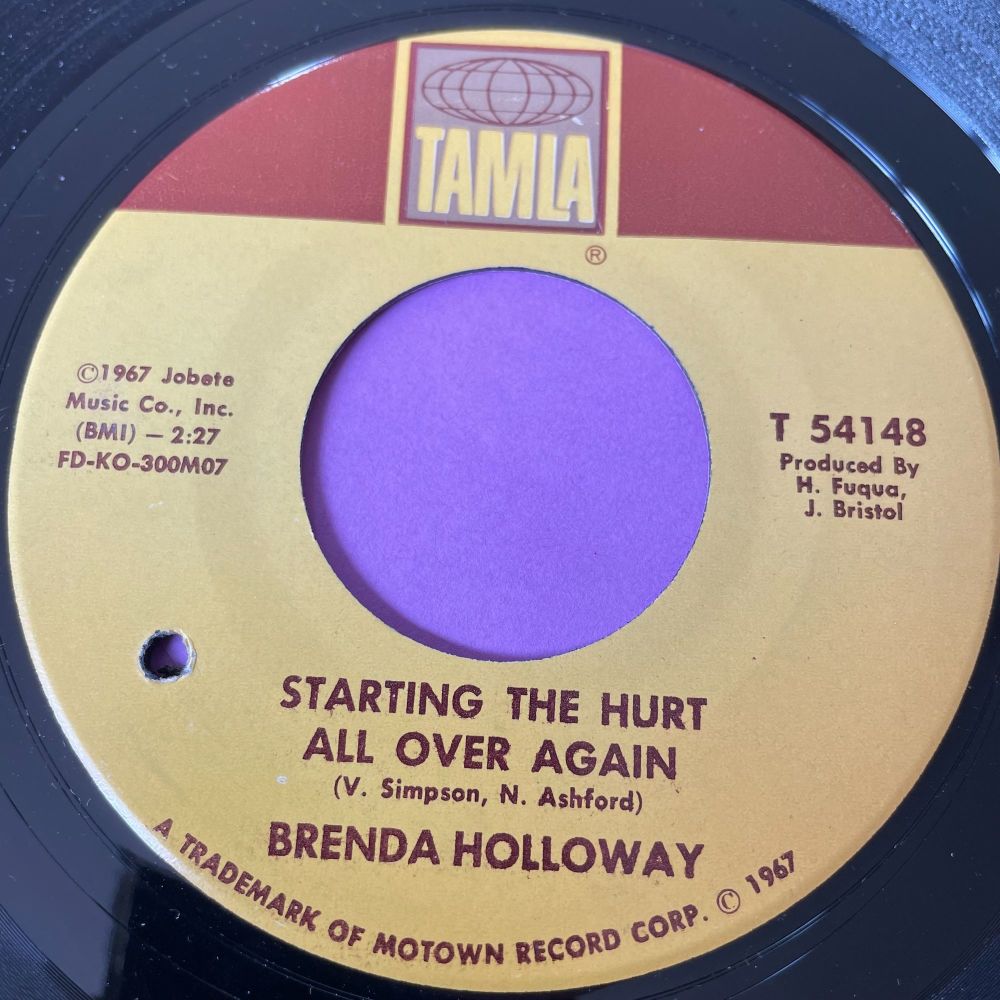 Brenda Holloway-Starting the hurt all over again/Just look what you've done-Tamla E+