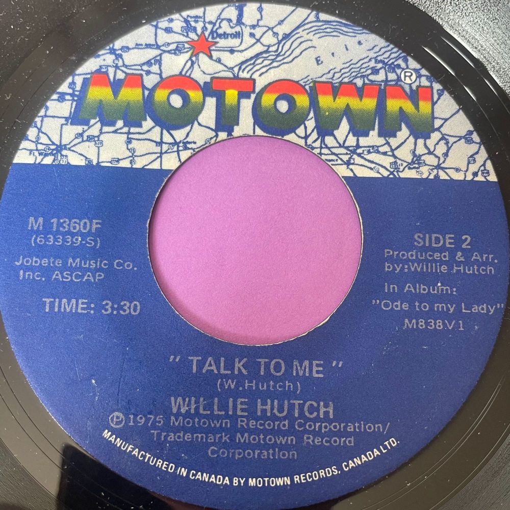 Willie Hutch-Talk to me-Motown E+