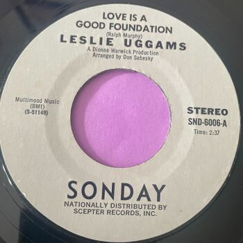 Leslie Uggams-Love is a good foundation-Sonday R vg+