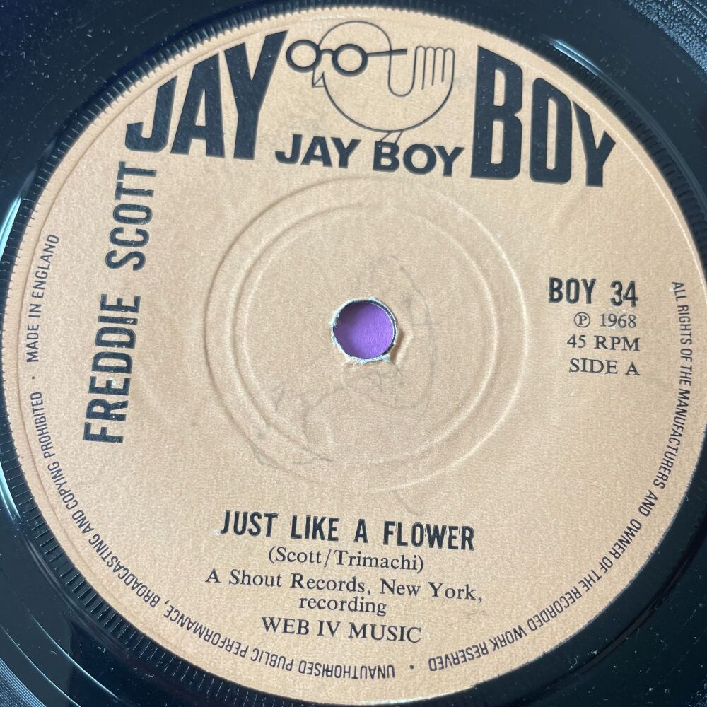 Freddie Scott-Just like a flower-UK Jayboy E+
