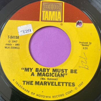 Marvelettes-My baby must be a magician-Tamla stkr E
