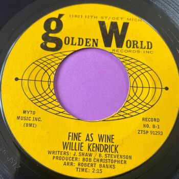Willie Kendrick-Fine as wine-Golden world E+
