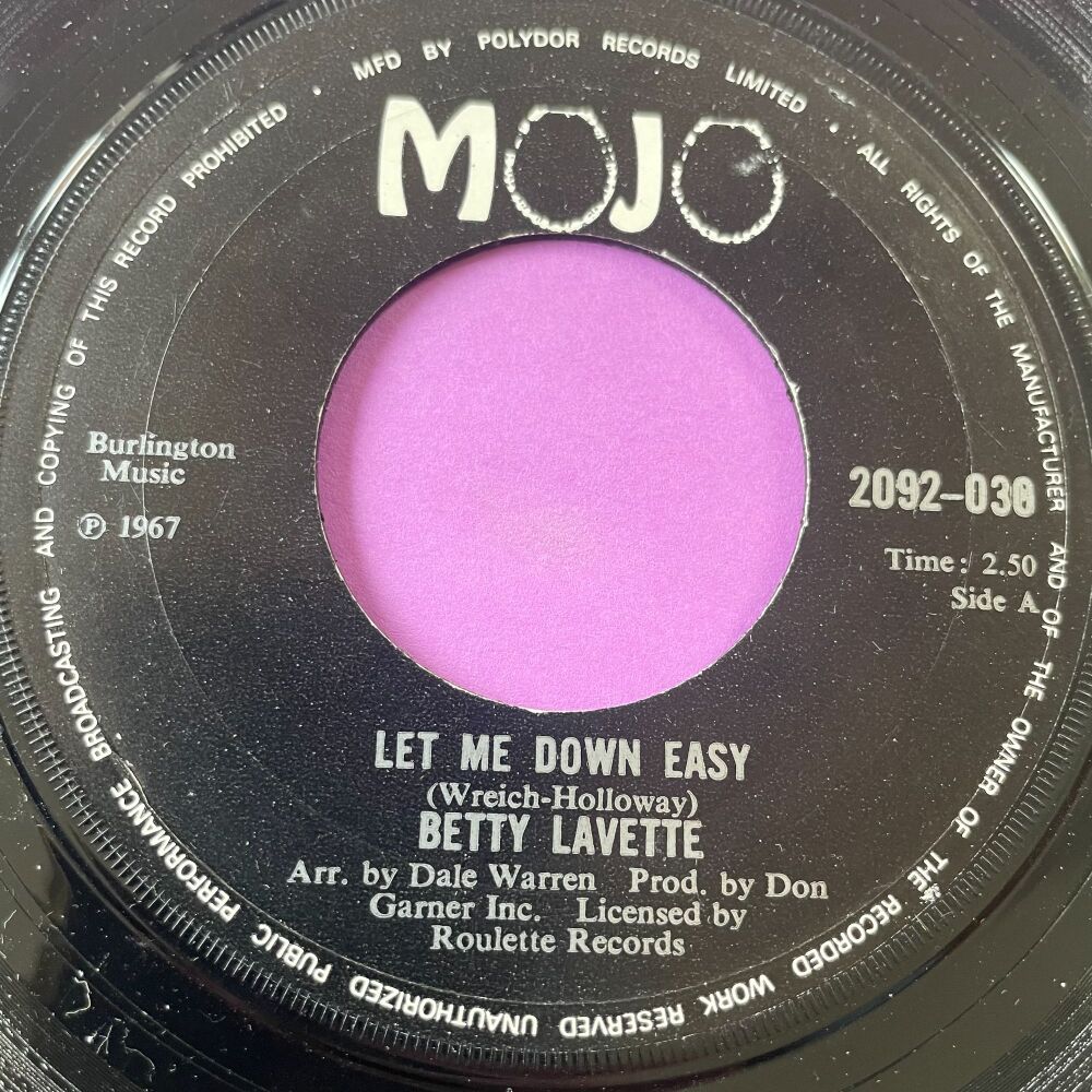Betty Lavette-Let me down easy-UK Mojo M-