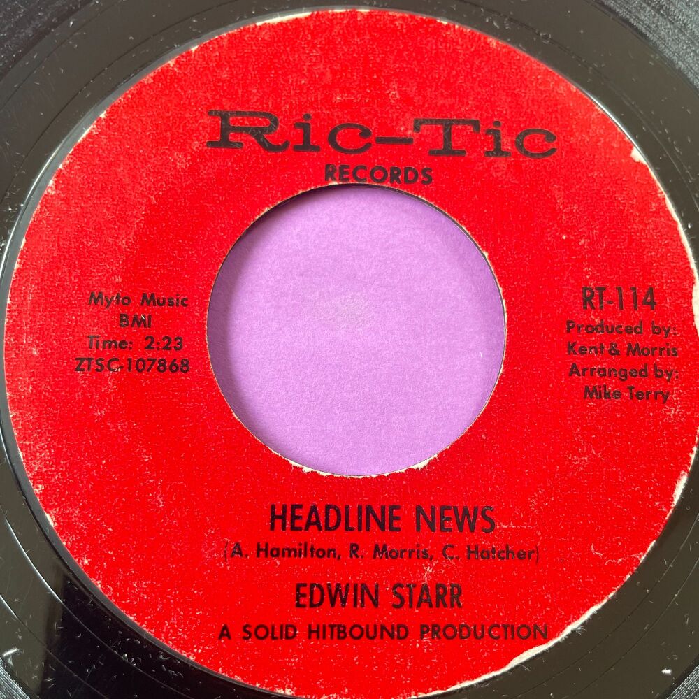 Edwin StarrHeadline newsRicTic E
