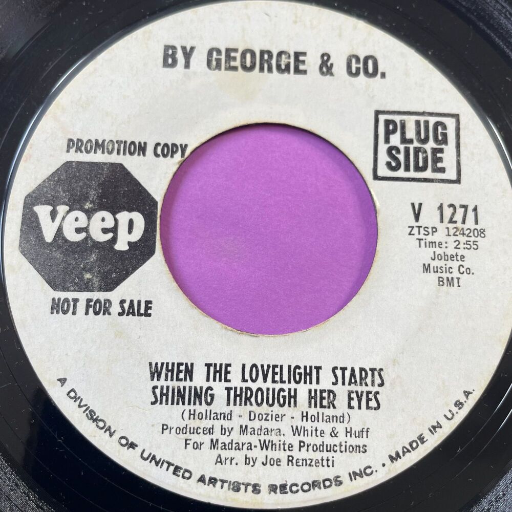 By George & Co-When the lovelite starts shining through her eyes-Veep WD vg