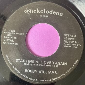 Bobby Williams-Starting all over again-Nickelodon E