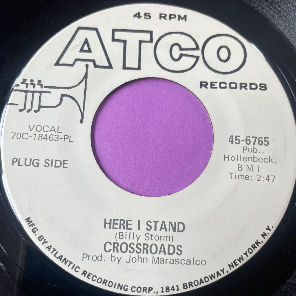 Crossroads-Here I stand/Coming home to you baby-Atco WD E+