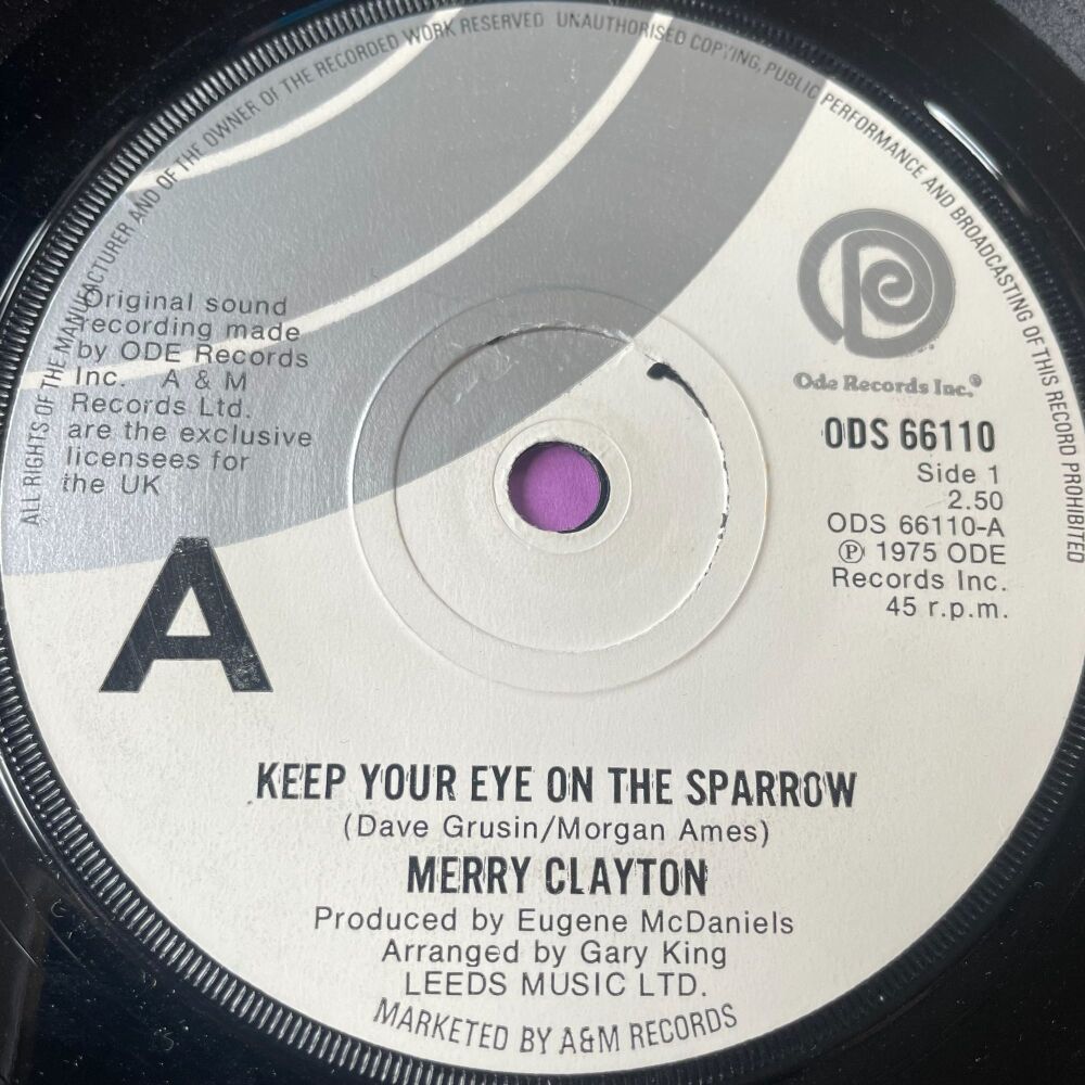Merry Clayton-Keep your eye on the sparrow-UK Ode E+