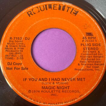 Magic Night-If you and I have never met-Roulette Demo vg+