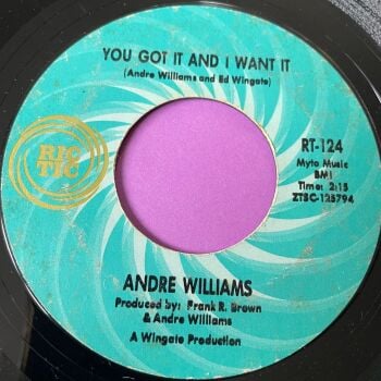 Andre Williams-You got it and I want it-Ric-Tic vg+