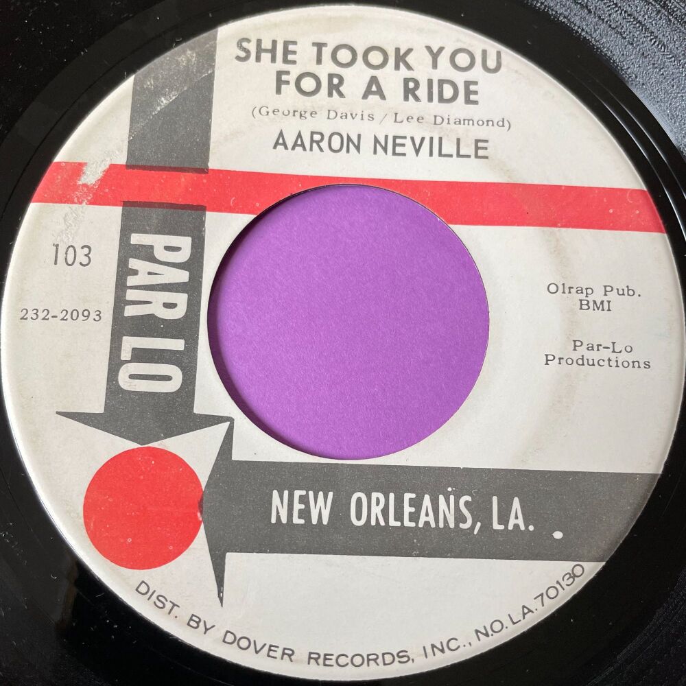 Aaron Neville-She took you for a ride-Par Lo E+