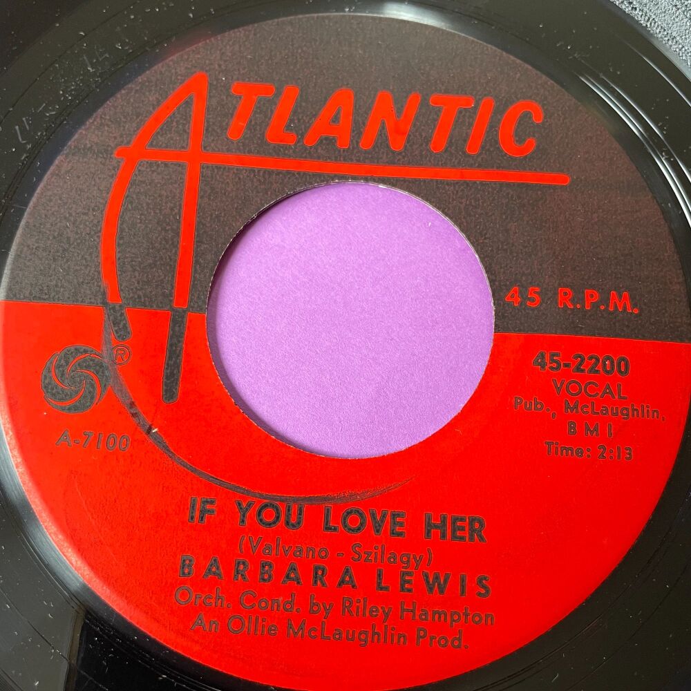 Barbara Lewis-If you love her-Atlantic E+