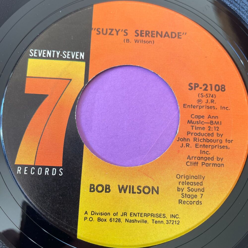 Bob Wilson-Suzy's seranade/ After hours-Seventy Seven E+