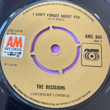 Decisions-I can't forget about you-UK A&M E