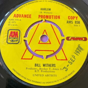 Bill Withers-Harlem-A&M Demo vg+