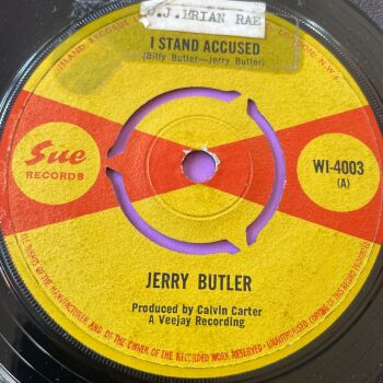 Jerry Butler-I stand accused-UK Sue vg