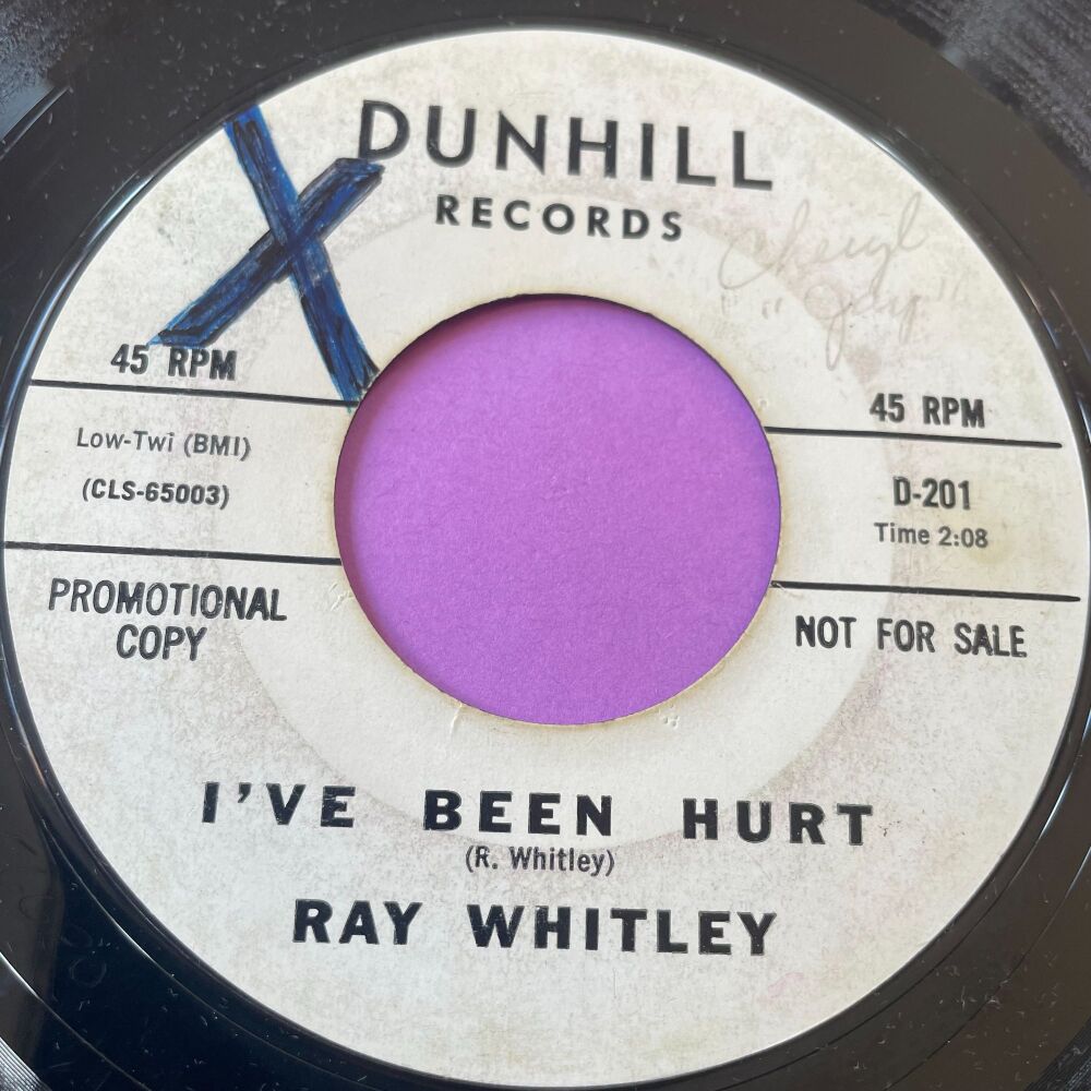 Ray Whitley-I've been hurt-Dunhill wol vg+