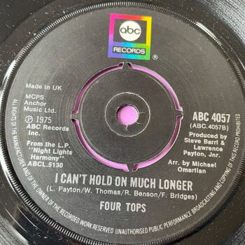 Four Tops-I can't hold on much longer-UK ABC E+